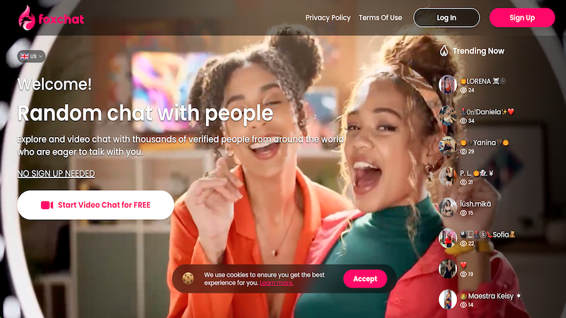 fox video chat-interface