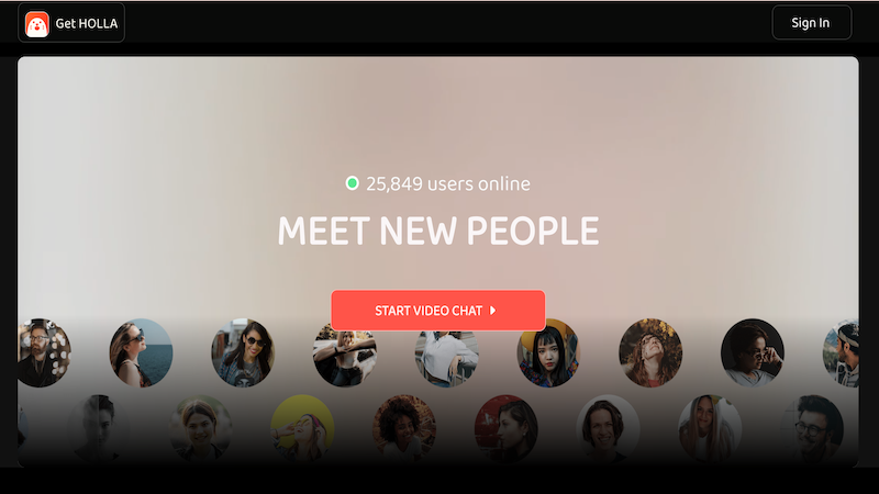 holla-homepage